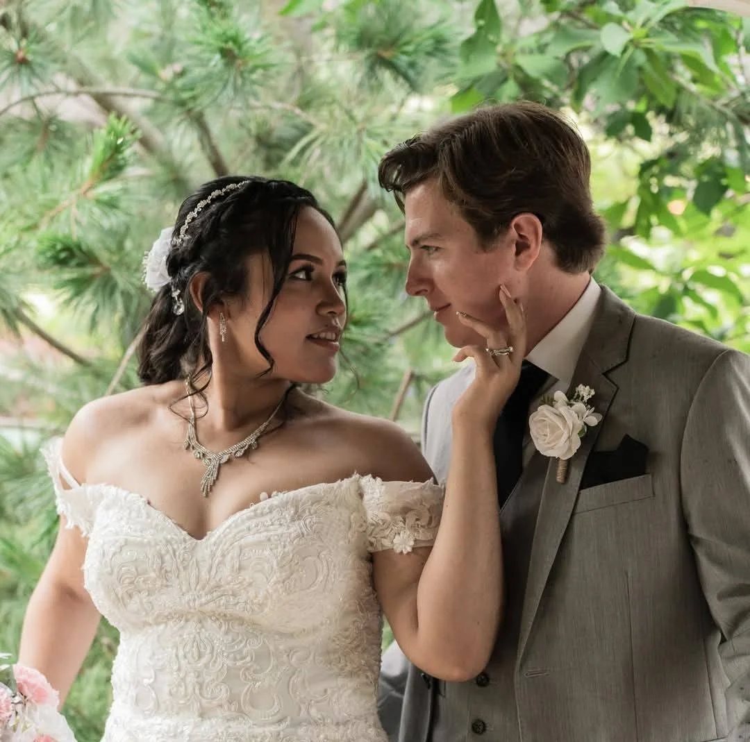 Reed and his wife Jennifer on their wedding day